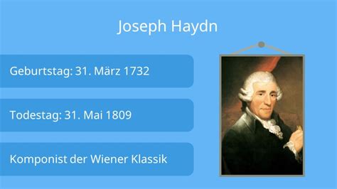 steckbrief joseph haydn|Joseph Haydn • Steckbrief, Biografie und Werke [mit Video]